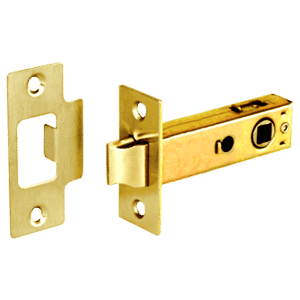 ASEC Bolt Through Tubular Mortice Latch - PB 76mm