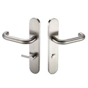ASEC Radius Backplate Lever Furniture DDA - Lever Bath