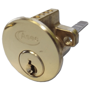ASEC 5-Pin Rim Cylinder - PB KA `A` (Boxed)