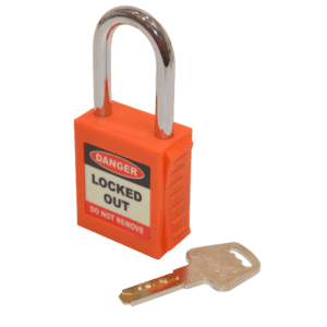 ASEC Safety Lockout Tagout Padlock - Orange