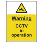 ASEC `Warning: CCTV In Operation` Sign 300mm x 400mm - 300mm x 400mm