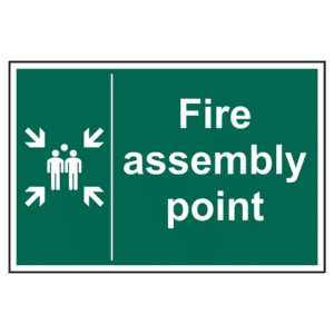 ASEC Fire Assembly Point Sign 400mm x 600mm - 400mm x 600mm