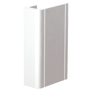 ASEC Pair Of Aluminium Push Pad Handles - White
