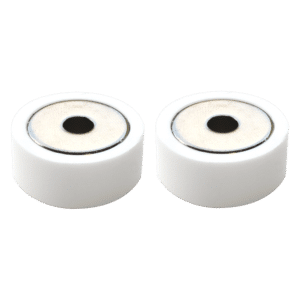 ASEC Magnetic Short Door Stop - White
