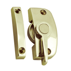 ASEC Window Pivot Lock - Gold Non-Locking With 11.5mm Keep