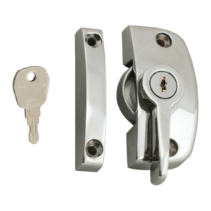 ASEC Window Pivot Lock - Chrome Locking With 11.5mm Keep