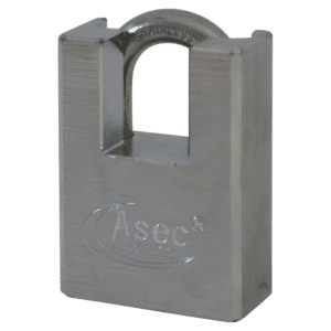 ASEC Closed Shackle Padlock with Removable Cylinder - Closed Shackle