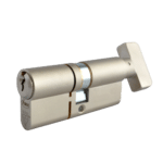 ASEC Kite Elite 3 Star Snap Resistant Euro Key & Turn Cylinder - 80mm 35(Ext)/T45 (30/10/40T) KD NP Visi