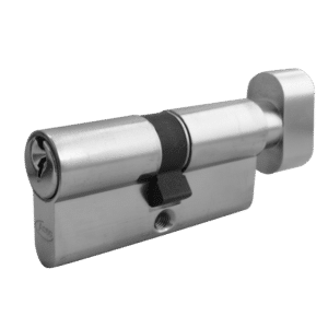 ASEC 5-Pin Euro Key & Turn Cylinder - 60mm 30/T30 (25/10/T25) KD NP