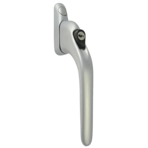 ASEC Espag Inline Handle With Spindle - Silver - 40mm Spindle