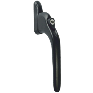 ASEC Espag Inline Handle With Spindle - Black - 40mm Spindle