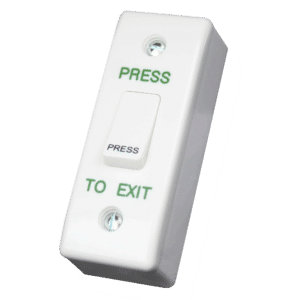 ASEC Narrow Press To Exit Button - Narrow Style