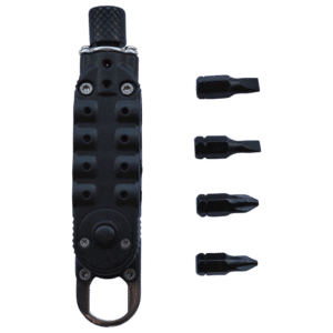 ASEC Mini Screwdriver Set With Torch Key Ring - 6 Per Card
