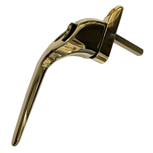ASEC Offset Window Handle - LH Gold (Polished)
