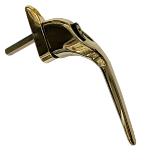 ASEC Offset Window Handle - RH Gold (Polished)