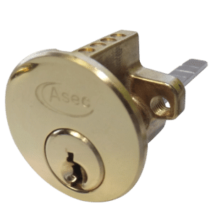 ASEC 5-Pin Rim Cylinder - PB KD (Boxed)