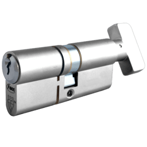 ASEC Kite Elite 3 Star Snap Resistant Euro Key & Turn Cylinder - 85mm 40(Ext)/T45 (35/10/40T) KD CP Visi