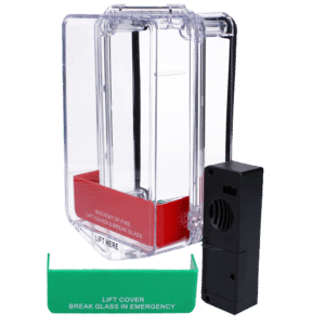 ASEC Alarmed Call Point Cover - Red & Green
