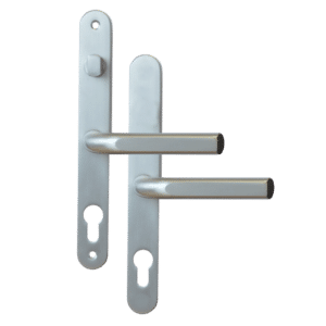 ASEC 68mm Lever UPVC Door Furniture With Snib - Silver
