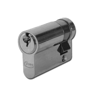 ASEC 5-Pin Euro Half Cylinder - 45mm (35/10) KD NP