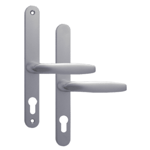 ASEC 68mm Lever UPVC Door Furniture No Snib - Silver