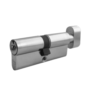 ASEC 5-Pin Euro Key & Turn Cylinder - 80mm 40/T40 (35/10/T35) KD NP