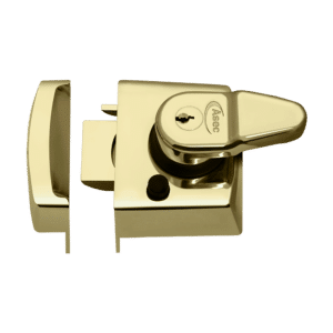 ASEC Kite BS Auto Deadlocking Nightlatch - 40mm PB Visi