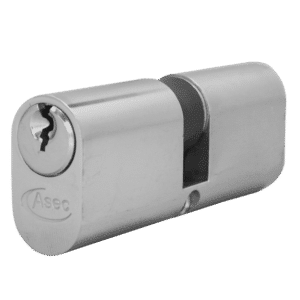 ASEC 5-Pin Oval Double Cylinder - 80mm 40/40 (35/10/35) KD NP