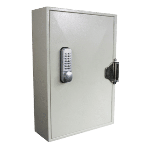 ASEC 50 Hook Digital Self Closing Cabinet For Padlocks or Key Bunches - 50 Hooks