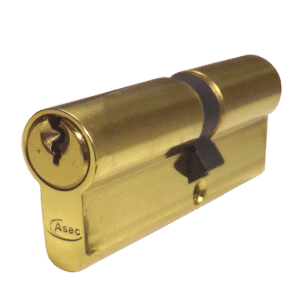 ASEC 5-Pin Euro Double Cylinder - 80mm 40/40 (35/10/35) KD PB