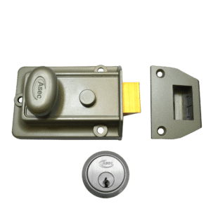 ASEC Traditional Non-Deadlocking Nightlatch - 60mm GRN with SC Cylinder Boxed