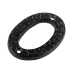 ASEC Antique Style Metal Numerals - 75mm Black '0' (Bagged)
