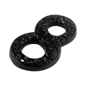 ASEC Antique Style Metal Numerals - 75mm Black '8' (Bagged)