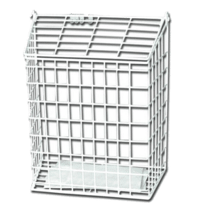 ASEC 62S Small Letter Cage - White - 305mm(H) x 229mm(W) x 127mm(D)