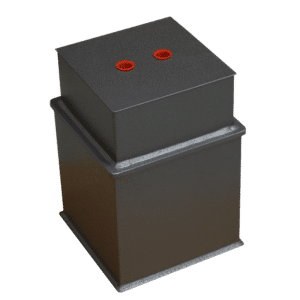 ASEC Under Floor Safe Body To Take 200mm x 200mm Door - 230mm x 345mm