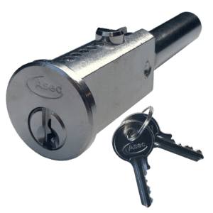 Asec Round Faced Bullet Lock - SC KD