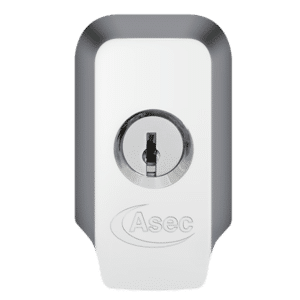 ASEC High Security Rim Cylinder Pull With Cylinder - Chrome Plated