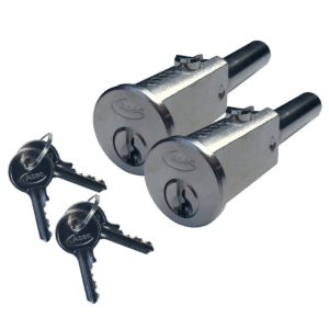 Asec Round Faced Bullet Lock - SC KA Pair `B`