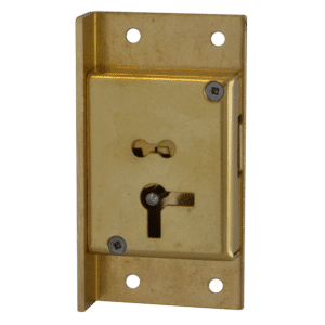 ASEC 61 2 Lever Cut Cupboard Lock - 76mm SB KD LH