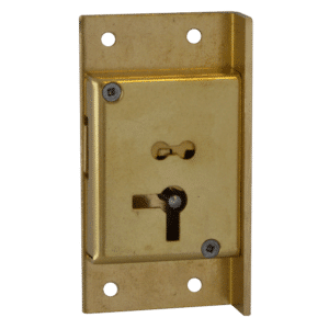 ASEC 61 2 Lever Cut Cupboard Lock - 76mm SB KD RH
