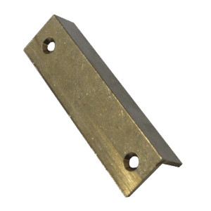 ASEC Cupboard Lock Angled Strike Plate - Satin Brass