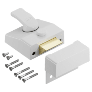 ASEC AS14 & AS18 Non-Deadlocking Nightlatch - 40mm WHT Case Only Boxed