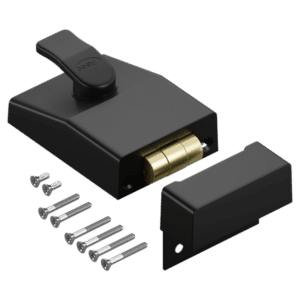 ASEC AS12 Rollerbolt Nightlatch - 60mm Black Case Only Boxed