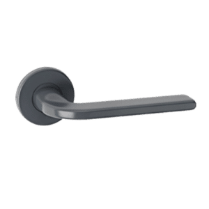 ASEC URBAN Utah Lever on Round Rose Door Furniture - Slate Grey (Boxed)