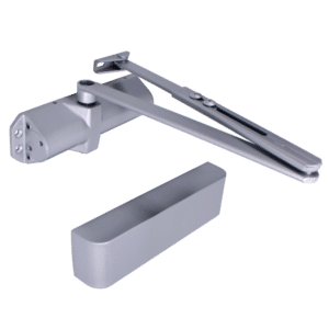 ASEC Architectural Size 2-4 Door Closer CE/UKCA FD120 C/W Cover & Arm - Silver