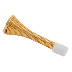 ASEC Spring Door Stop - Electro Brass Plated