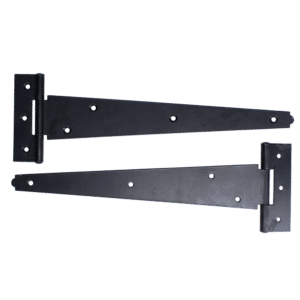 ASEC Medium Tee Hinge - Black - 250mm (Pair)