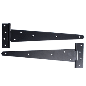 ASEC Medium Tee Hinge - Black - 300mm (Pair)