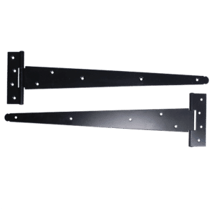 ASEC Medium Tee Hinge - Black - 450mm (Pair)