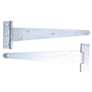 ASEC Medium Tee Hinge - Zinc Plated - 250mm (Pair)